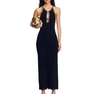 ✨ Sandro Jenna Velvet Maxi Dress — Brand New! ✨